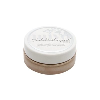 Nuvo Schabloniercreme Embellishment Mousse Soft Truffle 62.5gr