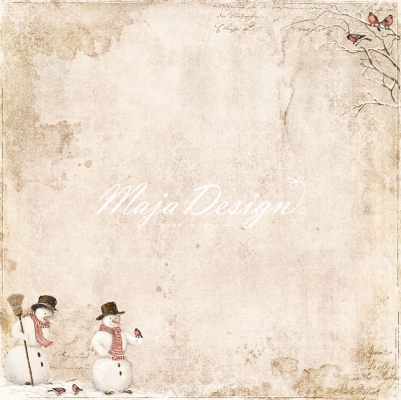 Maja Design Papier I wish to build a snowman 12x12"