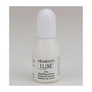 Preview: Tsukineko Memento Luxe Stempelkissen Wedding Dress inkl. Nachfüller