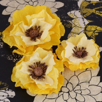 GRATIS! Prima Marketing Papierblumen Poppies & Peonies 3 Stück