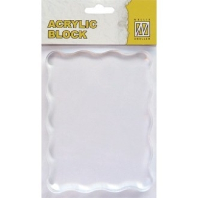 Nellie's Choice Acrylstempelblock transparent 12cmx9cmx8mm