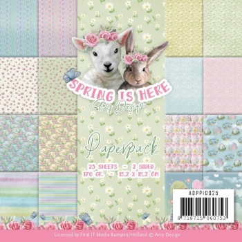 Amy Design Papierblock Spring Is Here Paperpack 6x6"