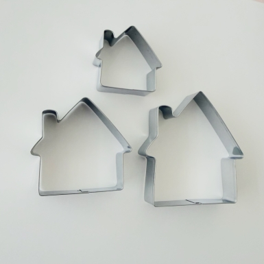 Ausstechformen Häuser im Set