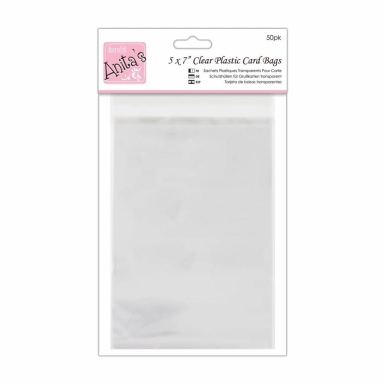 Anita's Clear Plastic Card Bags 14.2x19.3mm 50 Stück