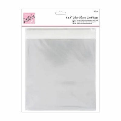 Anita's Clear Plastic Card Bags 8x8" (22.0x22.0cm)