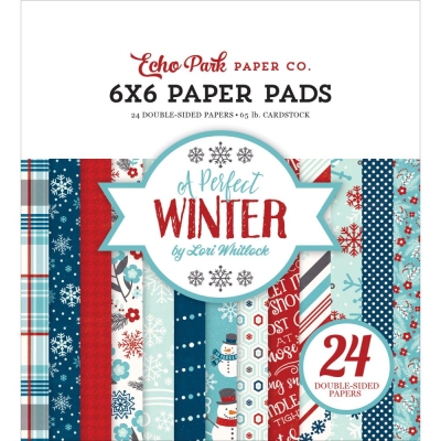 Echo Park Paper Papierblock A Perfect Winter Paper Pad 6x6"