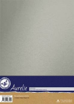 Aurelie Glanzpapier Metallic Platinum A4 (1 Bogen)