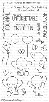 My Favorite Things Stempel Elefanten Adorable Elephants 4x8" Clear Stamps