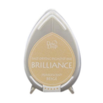 Tsukineko Brilliance Pigment Pearlescent Beige