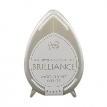 Tsukineko Brilliance Pigment Stempelkissen Moonlight White