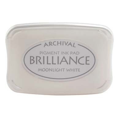 Tsukineko Stempelkissen Brilliance Moonlight White
