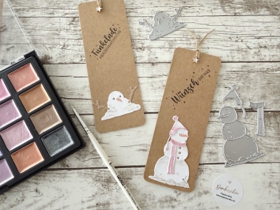 Schneemann Lesezeichen - Muster nicht käuflich