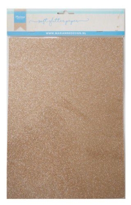 Marianne Design Soft Glitzerpapier bronze A4