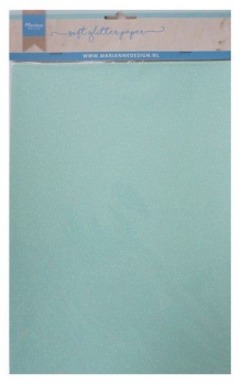 Marianne Design Soft Glitzerpapier Mint A4