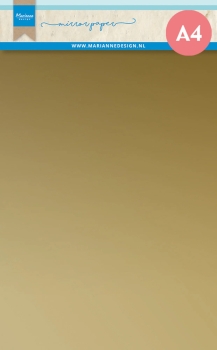 Marianne Design Spiegelkarten Mirror Paper Gold A4