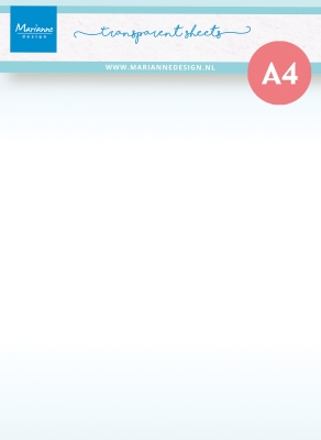 Marianne Design Transparent Sheets Folien A4 5 Bogen