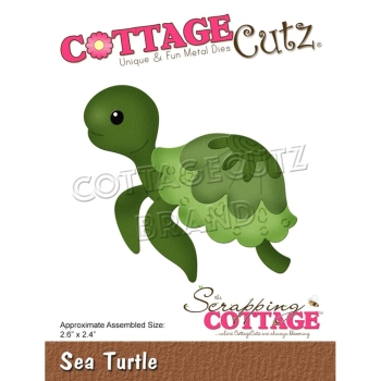 CottageCutz Stanzschablone Schildkröte Sea Turtle