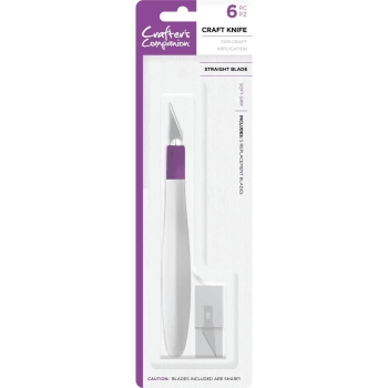 Crafter's Companion Bastelmesser Soft Grip Craft Knife Straight Blade