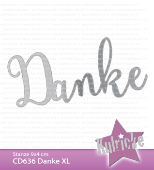 Kulricke Stanzschablone Danke XL