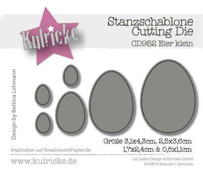 Kulricke Stanzformen Eier klein