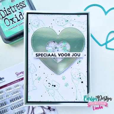 Preview: Carlijn Design Stanzformen Blumenherz Banner