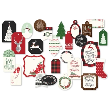 GRATIS! My Mind's Eye Die-Cuts Comfort & Joy Decorative Tags