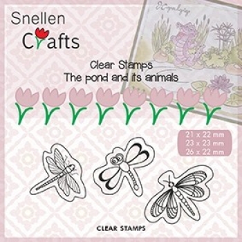 Nellie's Choice Clearstempel Butterflies 2.6x2.2cm