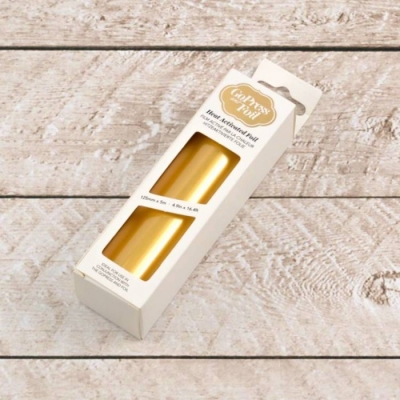 Couture Creations Wärmeaktivierte Folie Gold Vintage Matte Finish 12.5cmx5m