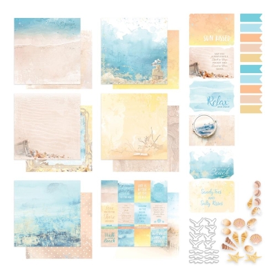 Couture Creations Papierpack Seaside Girl 12x12"
