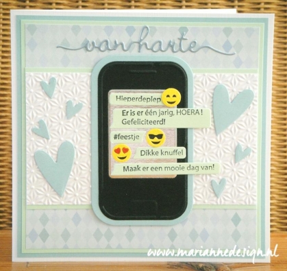 Marianne Design Stempel und Stanzen Collectables Smartphone 5.8x10.0cm