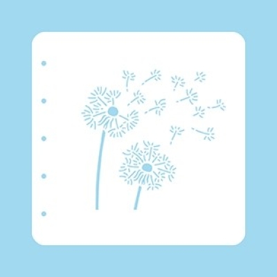 Nellie's Choice Stencil Schablone Löwenzahn Dandelion