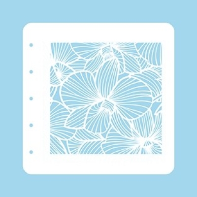 Nellie's Choice Stencil Schablone Blumen Flowers-3