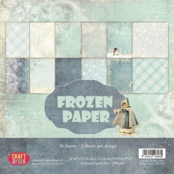 Craft&You Design Papierblock Frozen 6x6" 36 Blatt