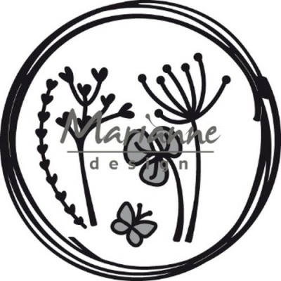 Marianne Design Stanzschablonen Craftable Doodle Circle 9cm