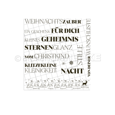 Alexandra Renke Stempel Von Deiner Wunschliste Clear Stamps 13x14cm
