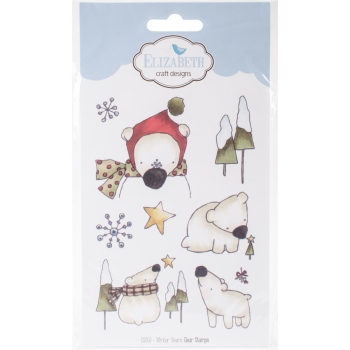 GRATIS! Elizabeth Craft Designs Clearstempel und Stanzen im Set Combo Winter Bears
