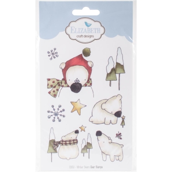 Elizabeth Craft Designs Clearstempel und Stanzen im Set Combo Winter Bears