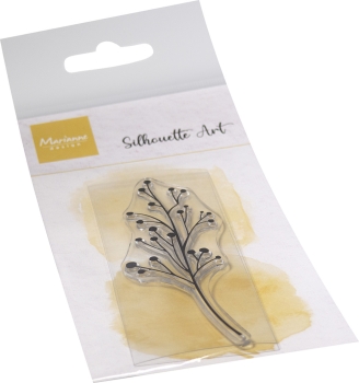 Marianne Design Clearstempel Silhouette Art Zweig Ilex