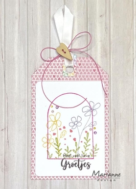 Preview: Marianne Design Clearstempel Silhouette Art Violet 3.0x8.0cm