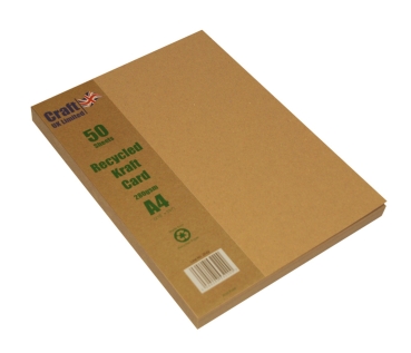 Recycled Kraftpapiere 280gsm A4 21x29.7cm