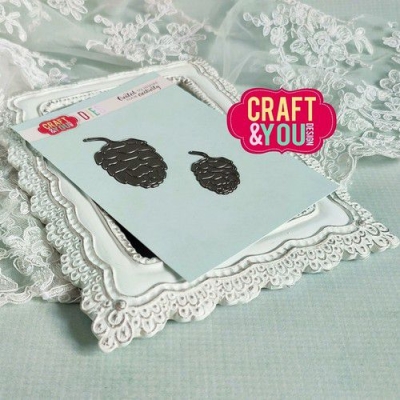 Craft&You Design Stanzschablonen Tannenzapfen