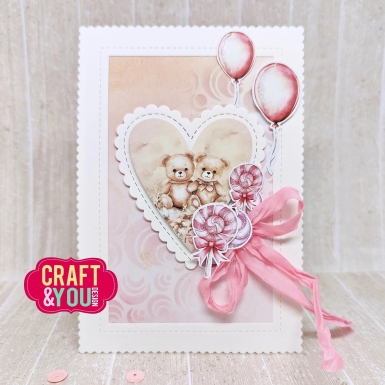 Preview: Craft & You Design Stanzformen Biscuit Photo Frame 10x15cm