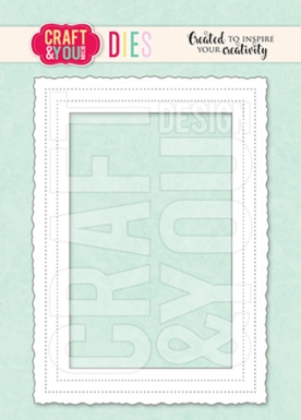 Craft & You Design Stanzform Old Phot Frame 9.0x13.0cm