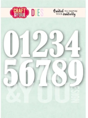 Craft & You Stanzformen Numbers