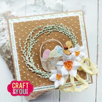 Craft & You Design Stanzschablonen Osterkorb Easter basket