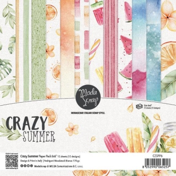 ModaScrap Papierpack Crazy Summer 6x6"