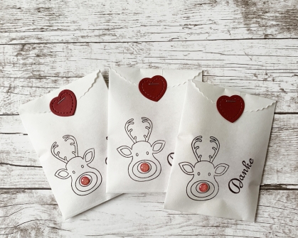 GRATIS! Crealies Clearstempel Rentier Reindeer Bits & Pieces