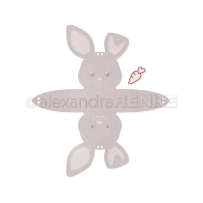 Alexandra Renke Stanzform Hasenböxchen 4.0x7.5x2.7cm