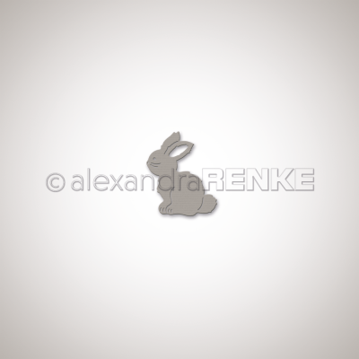 Alexandra Renke Stanzschablone Hasenkind 4.0x4.9cm