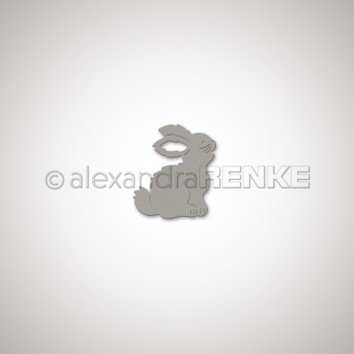 Alexandra Renke Stanzschablone Hase rechts 4.6x5.3cm